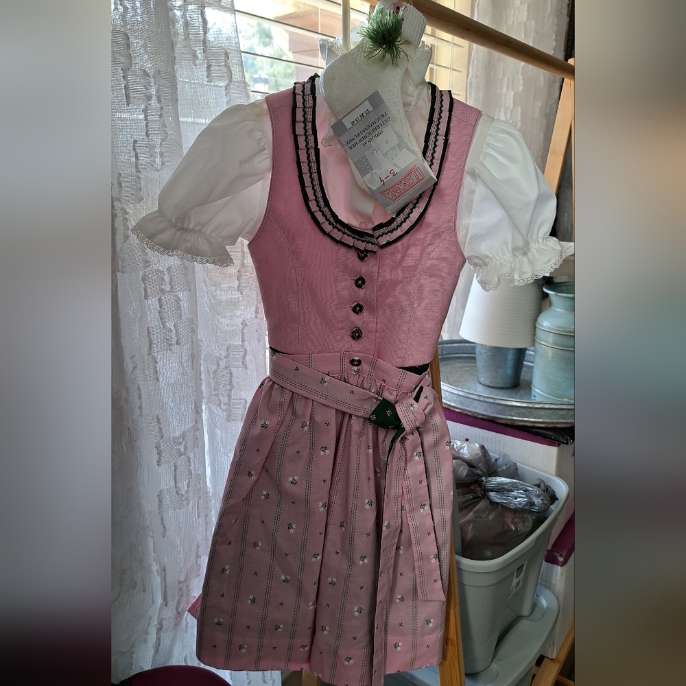Girl's Vintage Austrian Boutique Dress